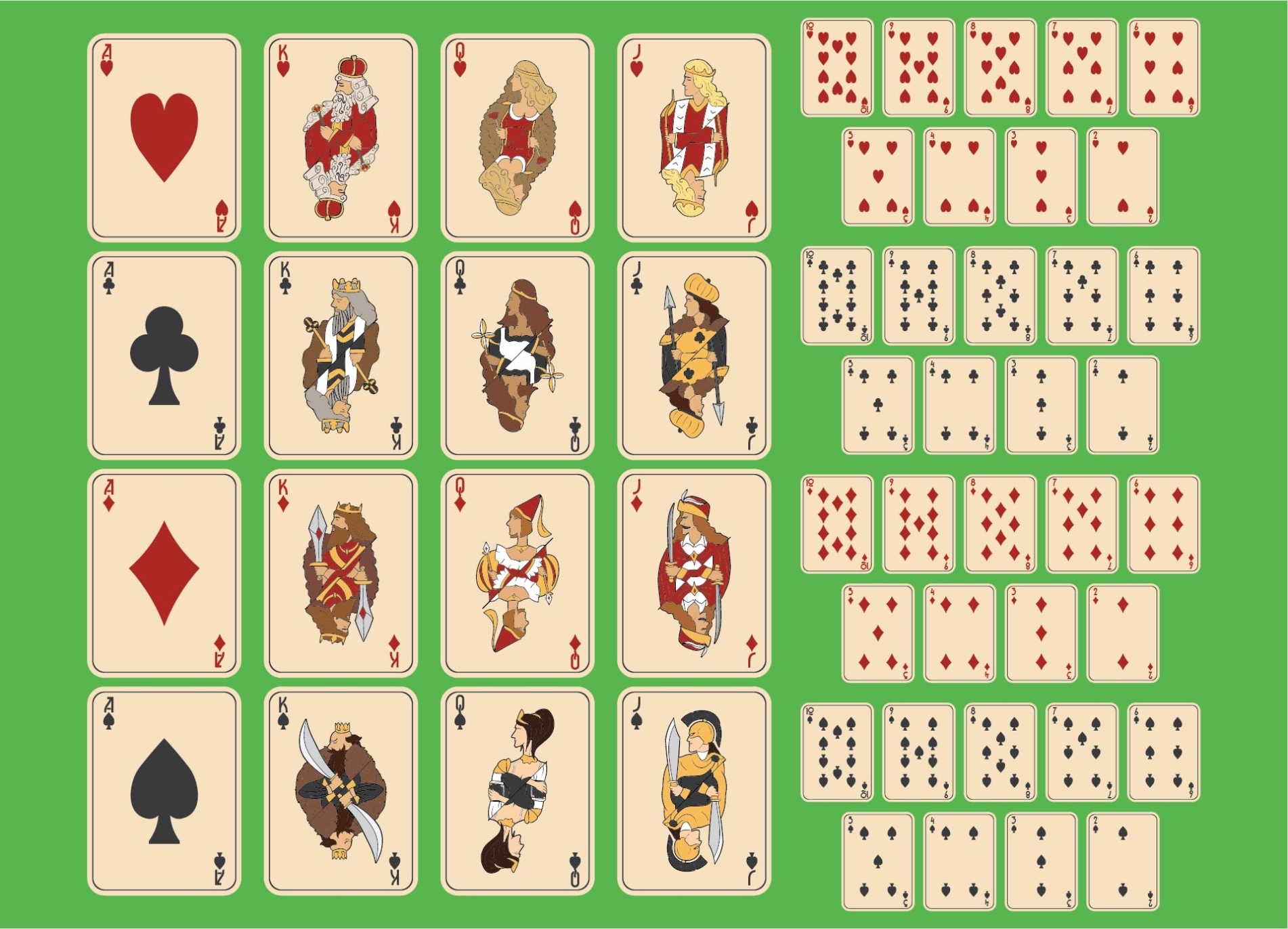 Free Printable Giant Playing Cards – Printable Templates Regarding Free Printable Playing Cards Template