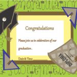 Free Printable Graduation Ceremony Invitation Template intended for Graduation Party Invitation Templates Free Word