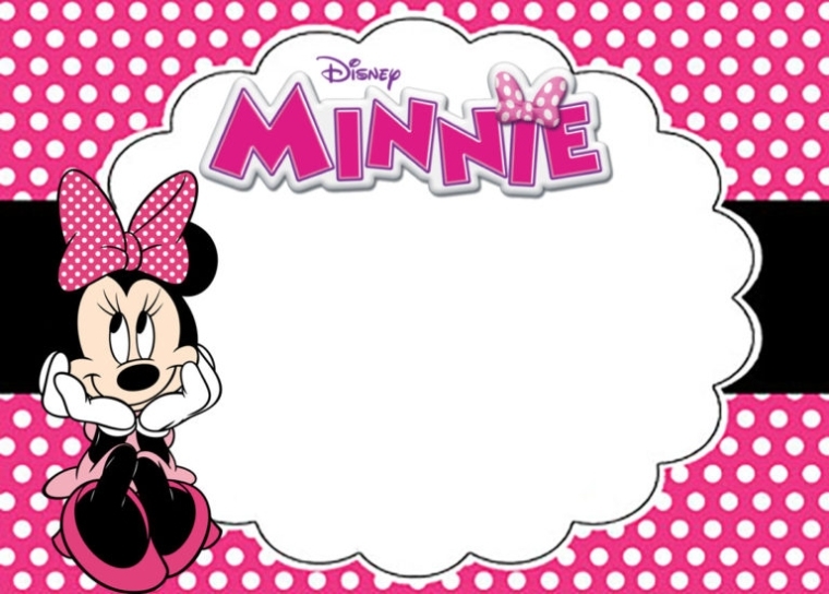 Free Printable Minnie Mouse Birthday Party Invitation Card - Free Invitation Templates Regarding Minnie Mouse Card Templates