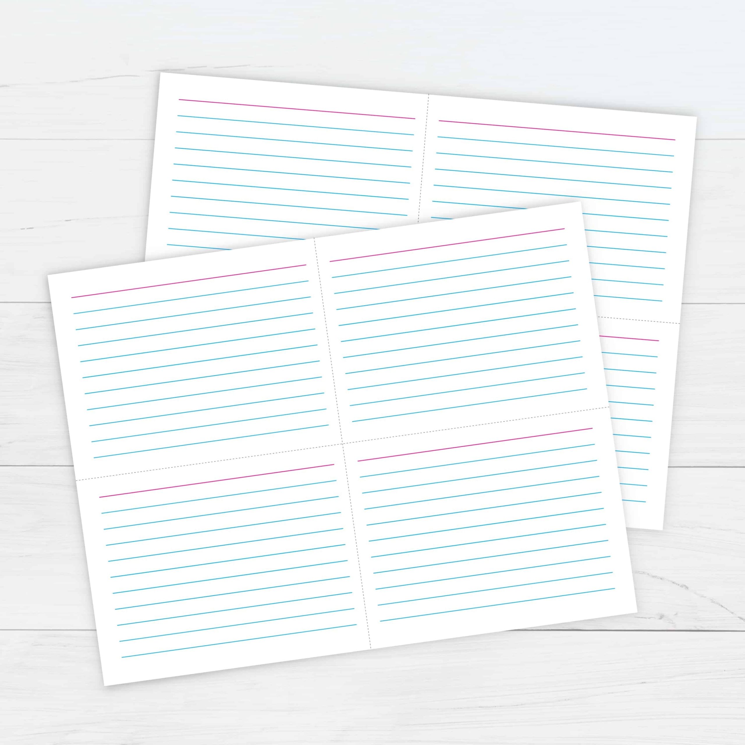 Free Printable Printable Index Card Template / 11 Customize Our Free Printable 4X6 Index Card Pertaining To Index Card Template For Word