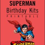 (Free Printable) – Superman Birthday Party Kits Template | Free In Superman Birthday Card Template