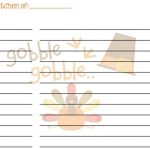 Free Printable Thanksgiving Recipe Cards – Everyday Made Fresh Intended For Index Card Template Open Office