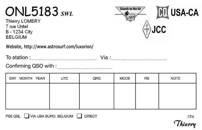 Free Qsl Card Template – Cards Design Templates In Qsl Card Template