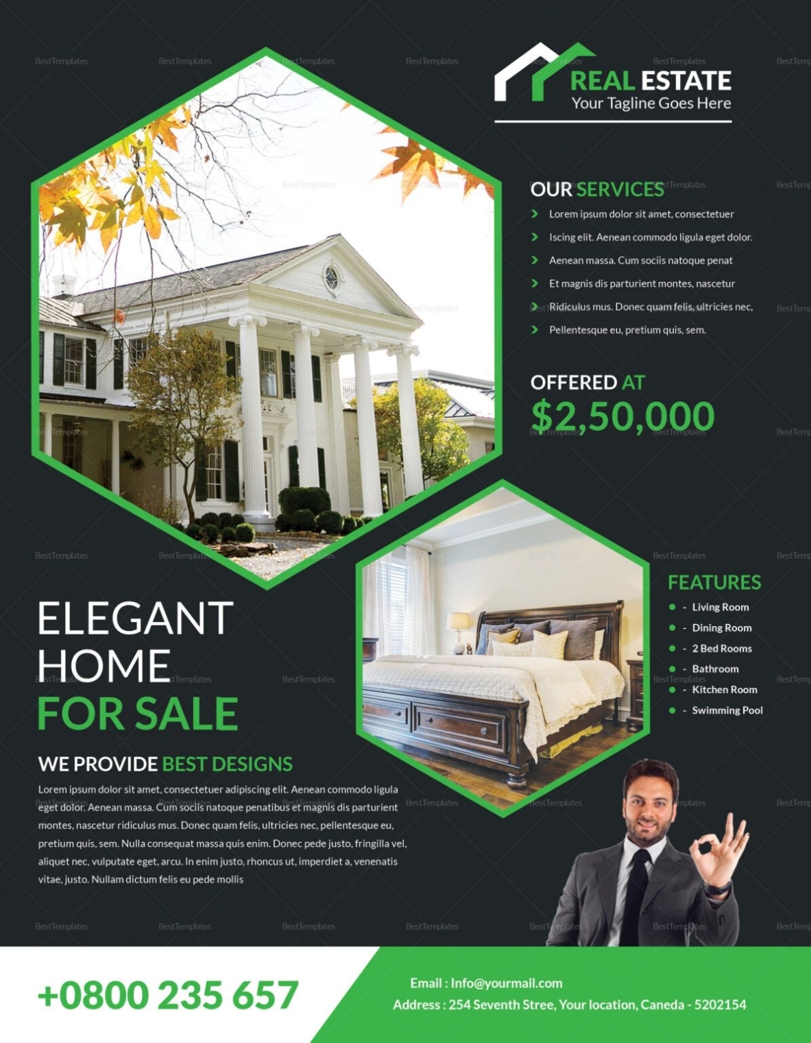 Free Real Estate Listing Flyer Template | Dremelmicro Intended For Free Real Estate Flyer Templates Download