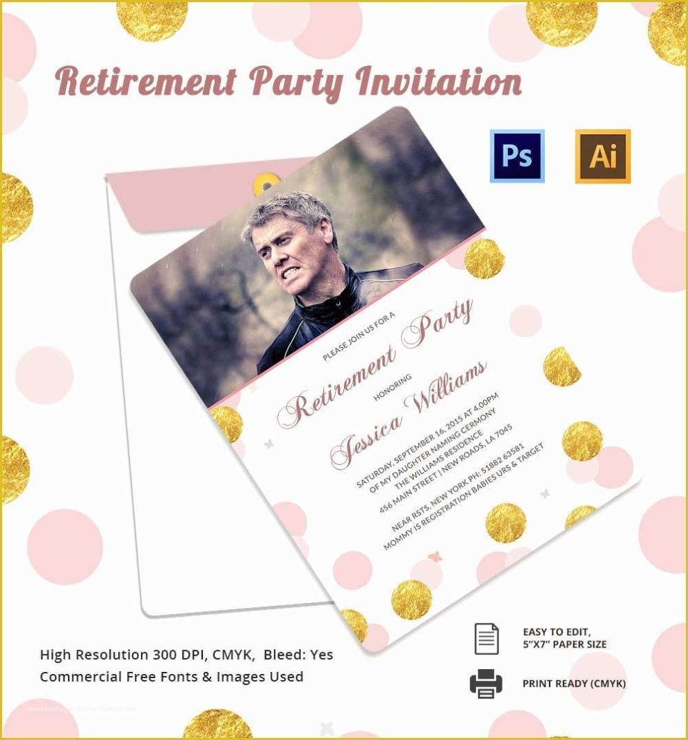 Free Retirement Flyer Templates Of 25 Retirement Invitation Templates In Retirement Announcement Flyer Template