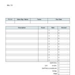 Free Self Employed Invoice Template | Hours Worked Template – Bonsai For Invoice For Self Employed Template