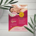 Free Spa Flyer Design Template In Psd Format – Designbolts Throughout Salon Flyers Template Free