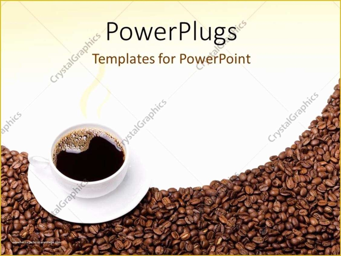 Free Starbucks Coffee Powerpoint Template Of Powerpoint Template Steaming Cup Of Coffee And Throughout Starbucks Powerpoint Template