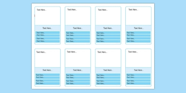 Free! - Top Trumps Card Game Template | Free Download | Twinkl For Top Trump Card Template