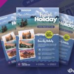 Free Travel Flyer Template Psd | Flyer Psd with regard to Vacation Flyer Template