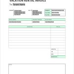 Free Vacation Rental Invoice Template | Pdf | Word | Excel Regarding Invoice Checklist Template