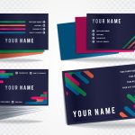 Free Vector Business Card Templates – (29295 Free Downloads) Inside Business Card Powerpoint Templates Free