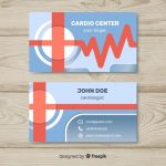 Free Vector | Medical Business Card Template With Modern Style Throughout Medical Business Cards Templates Free