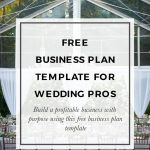 Free Wedding Planner Business Plan Template Inside Wedding Venue Business Plan Template