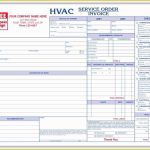 Free Work Order Invoice Template Of Hvac Service Order Invoice Template | Heritagechristiancollege For Hvac Invoices Templates