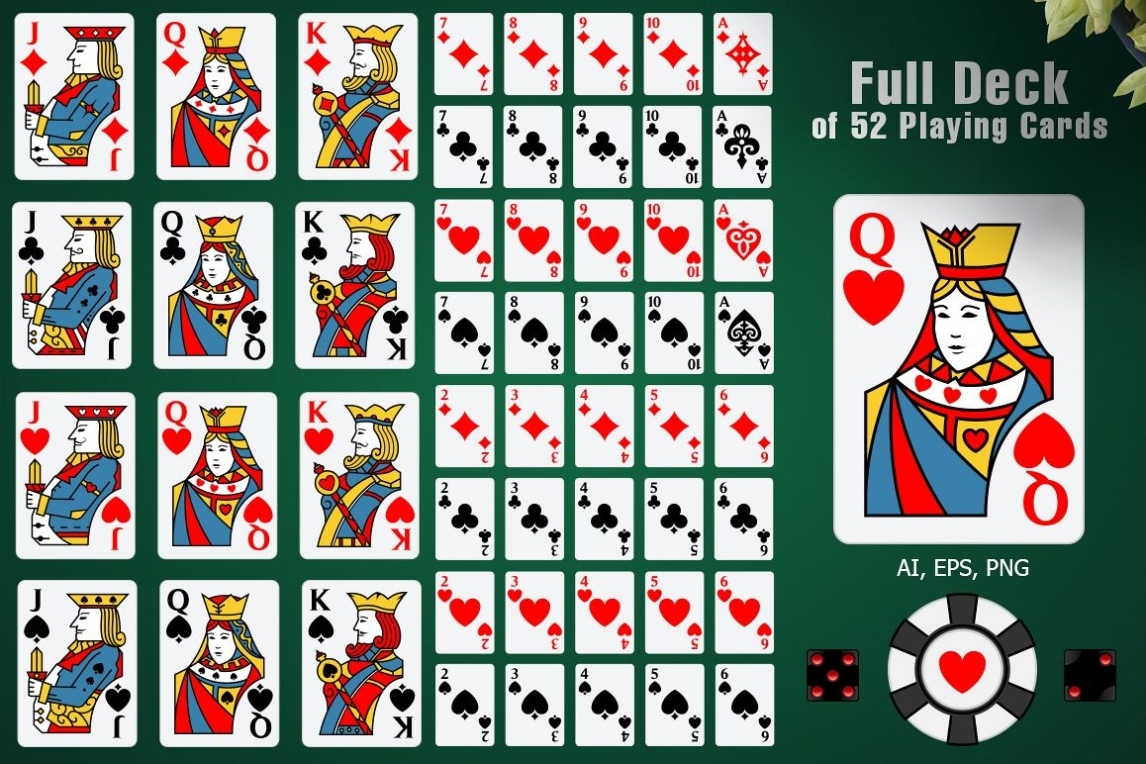 Full Deck Of 52 Playing Cards (3817) | Illustrations | Design Bundles throughout Deck Of Cards Template