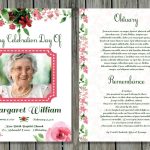 Funeral Program Template 5X7 Funeral Card Template In Remembrance Cards Template Free