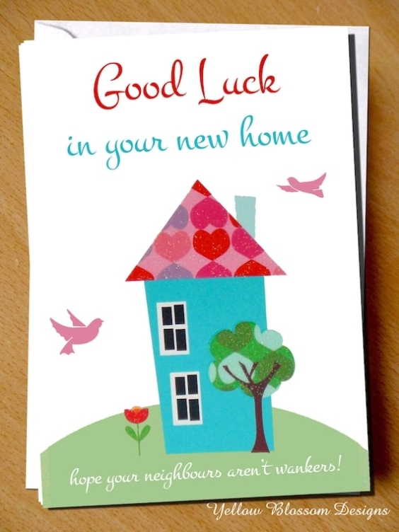 Funny Moving Card Good Luck New Home Moving House Address Good Luck In In Free Moving House Cards Templates