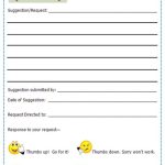 Gallery Suggestion Form Template Word within Word Employee Suggestion Form Template