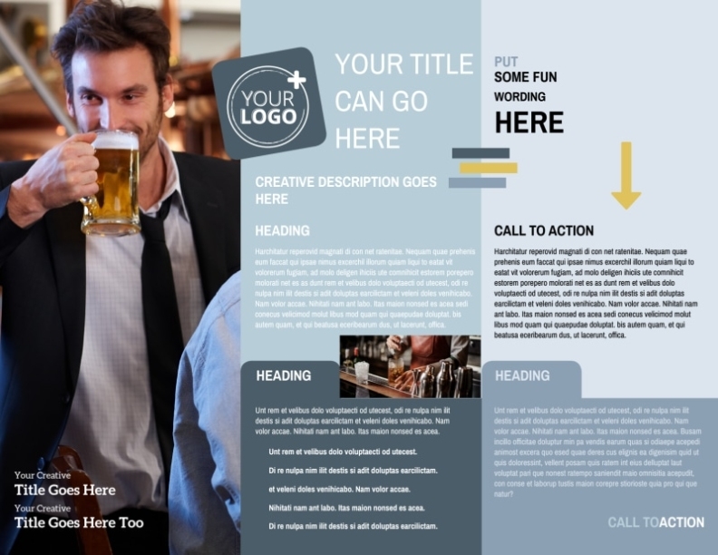 Generic Adult Party Brochure Template | Mycreativeshop Pertaining To Generic Flyer Template