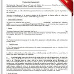 [Get 15+] 10+ Free Business Partnership Agreement Template Word Pics Gif With Business Contract Template For Partnership