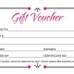 Gift Voucher Template 3 with regard to Donation Card Template Free