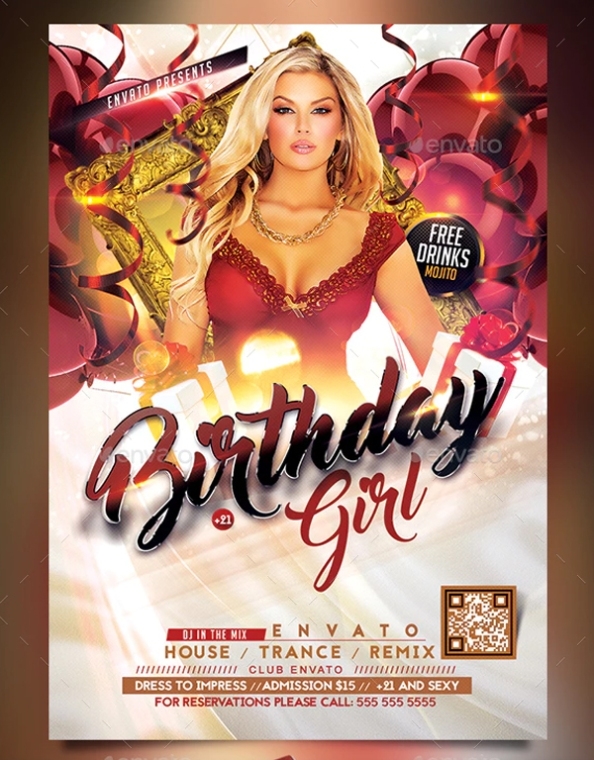Girls Flyer Templates – Free & Premium 54+ Psd Vector Png Downloads Pertaining To Birthday Party Flyer Templates Free