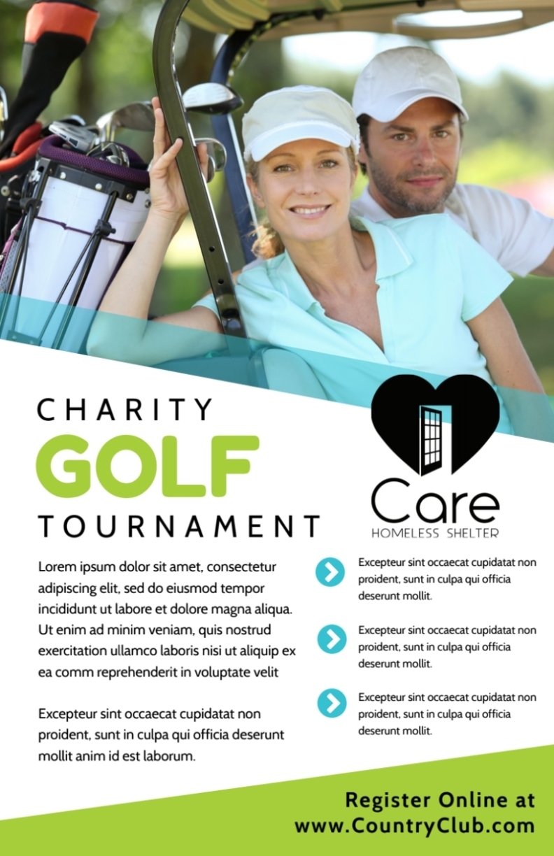 Golf Charity Tournament Flyer Template | Mycreativeshop With Golf Outing Flyer Template