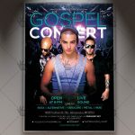 Gospel Concert – Premium Flyer Psd Template | Psdmarket For Gospel Flyer Template