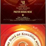 Gospel Music Flyer Template By Seraphimchris | Graphicriver Throughout Gospel Flyer Template