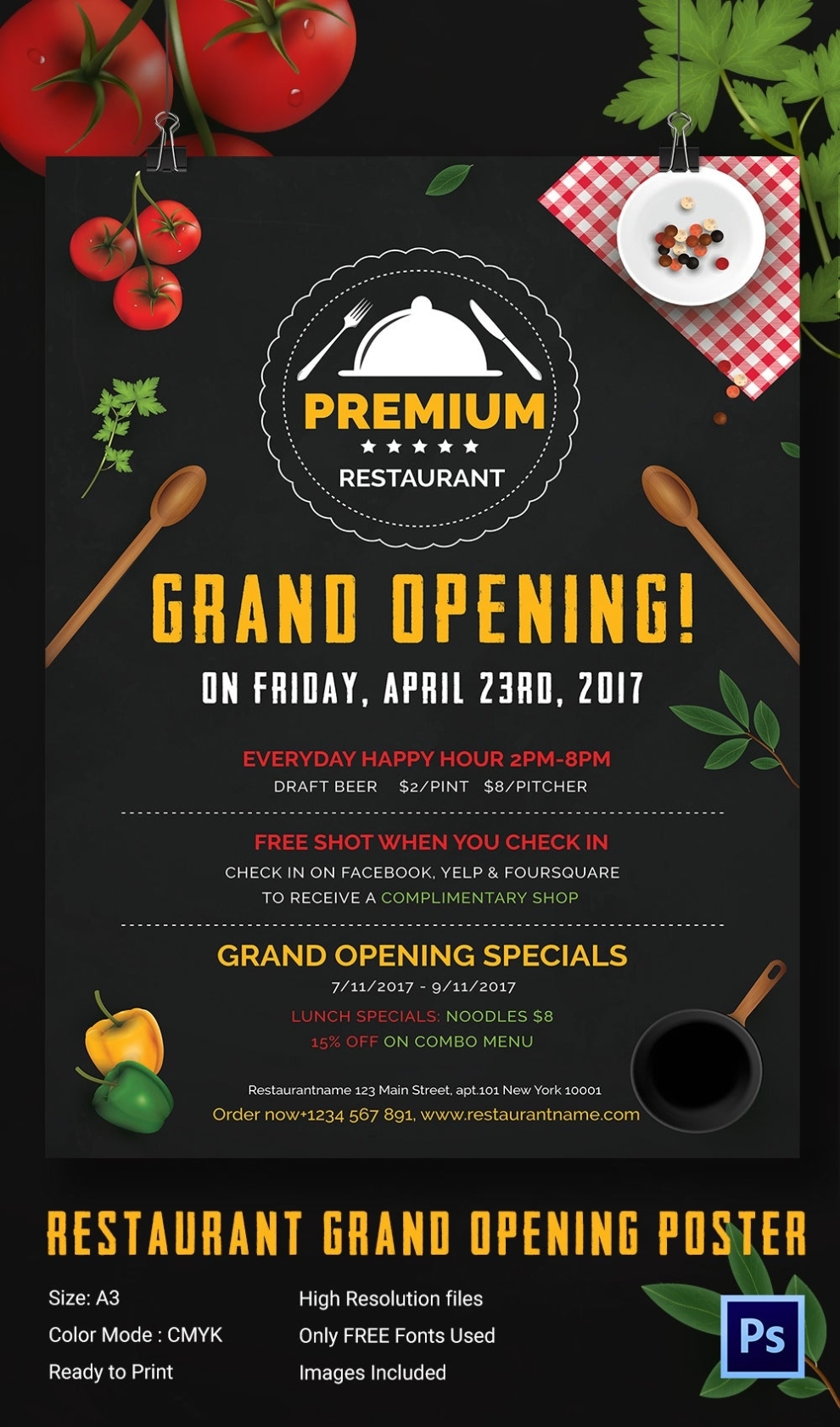 Grand Opening Flyer Template – 34+ Free Psd, Ai, Vector Eps Format Pertaining To Now Open Flyer Template