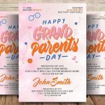 Grand Parents Day Flyer Template For Free Download On Pngtree Inside Parent Flyer Templates