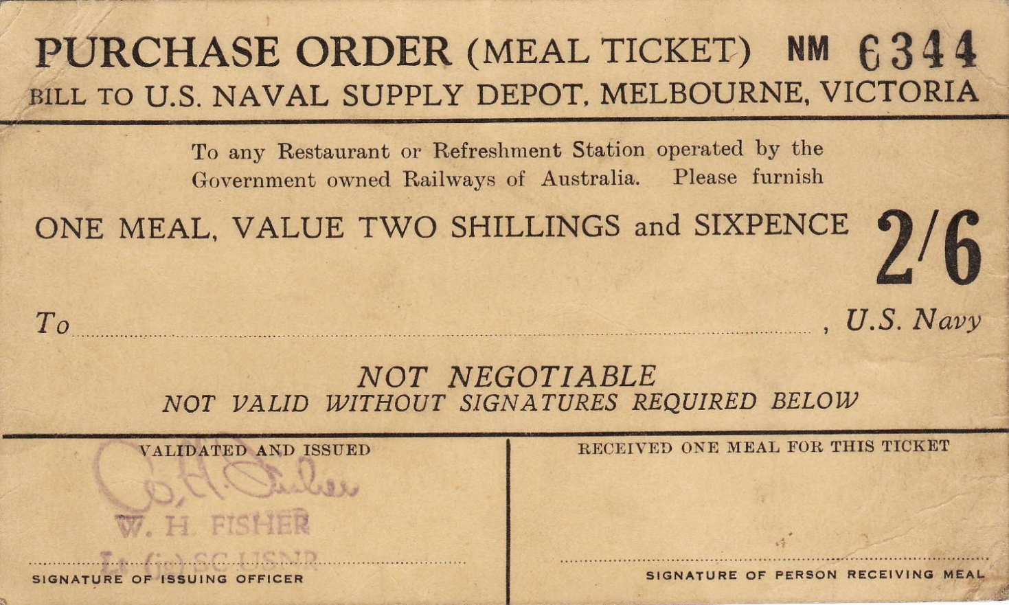 Grandpa'S Navy: Liberty Cards, Leave Passes And Meal Tickets throughout Usmc Meal Card Template