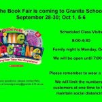 Granite Public Schools Regarding Scholastic Book Fair Flyer Template