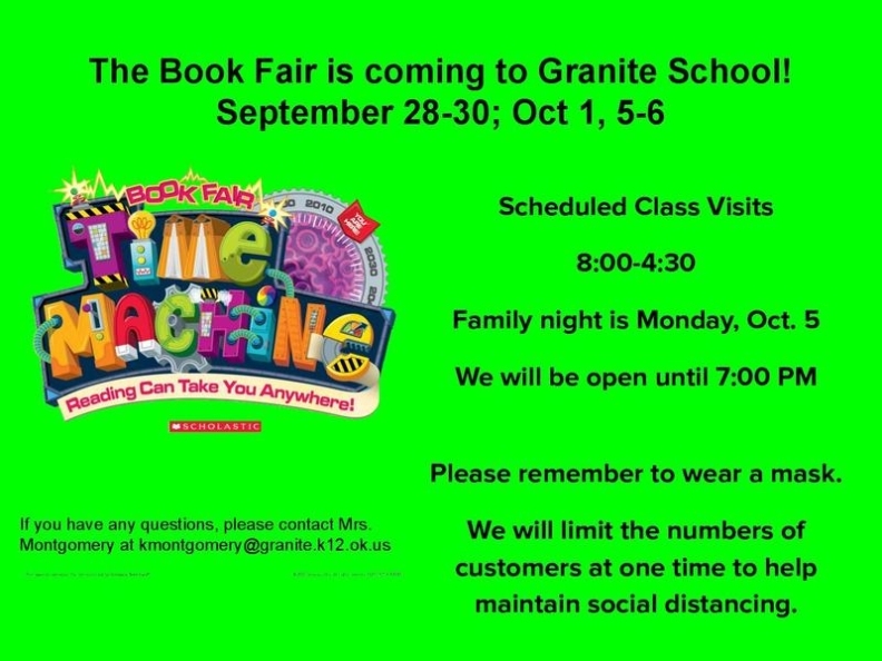 Granite Public Schools Regarding Scholastic Book Fair Flyer Template