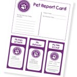 Groomer Pet Report Cards in Dog Grooming Record Card Template