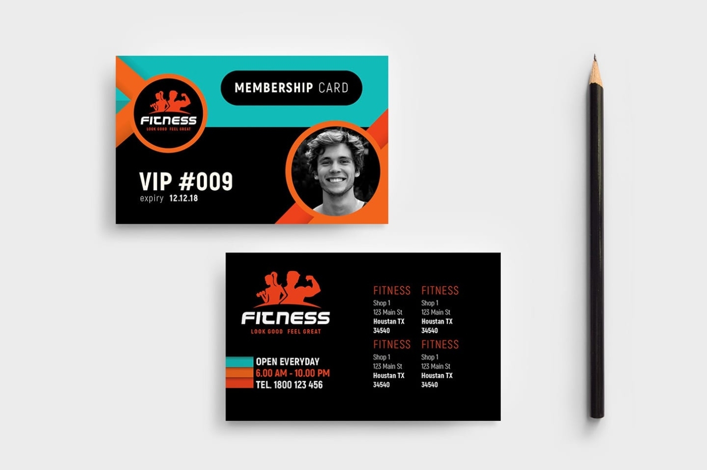Gym / Fitness Membership Card Template In Psd, Ai & Vector – Brandpacks With Regard To Membership Card Template Free