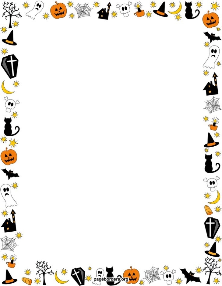 Halloween Borders Free - Cliparts.co Inside Free Halloween Templates For Word