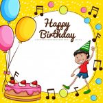 Happy Birthday Card Template Free Vector – دروس الفوتوشوب Photoshop Tutorials جرافيكس العرب كل Pertaining To Photoshop Birthday Card Template Free