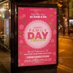 Happy Family Day - Community Flyer Psd Template | Psdmarket in Family Day Flyer Template