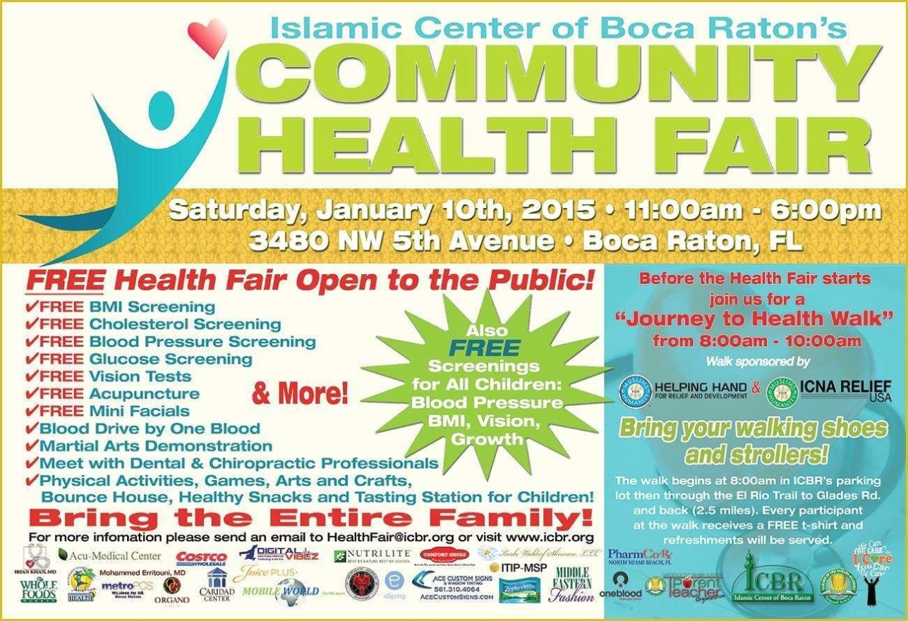 Health Fair Flyer Template Free Of Health Fair Flyer Template Yourweek 4Aa442Eca25E Intended For Health Fair Flyer Template