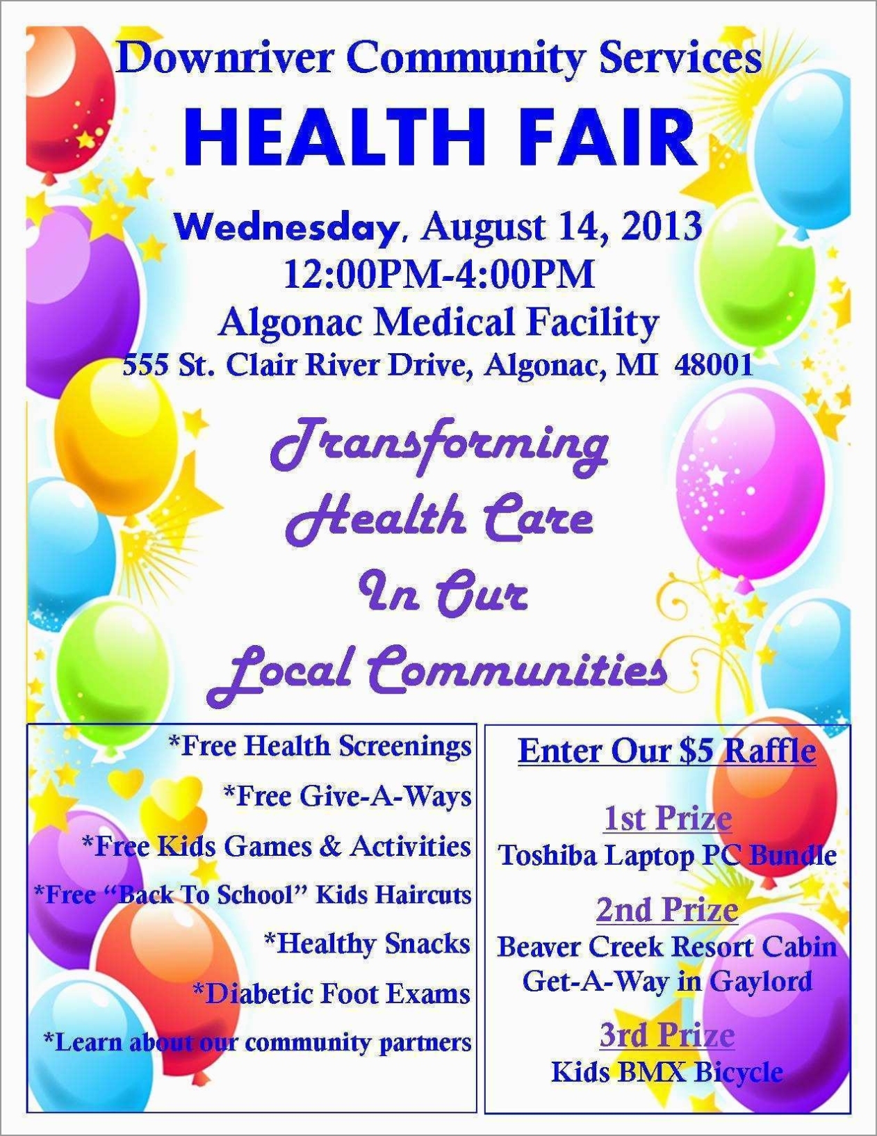 Health Fair Flyer Templates Free - Cards Design Templates With Regard To Free Downloadable Flyer Templates