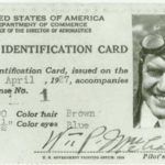 Here'S The First Pilot License Ever Issued In The Us | Www.bullfax Throughout World War 2 Identity Card Template