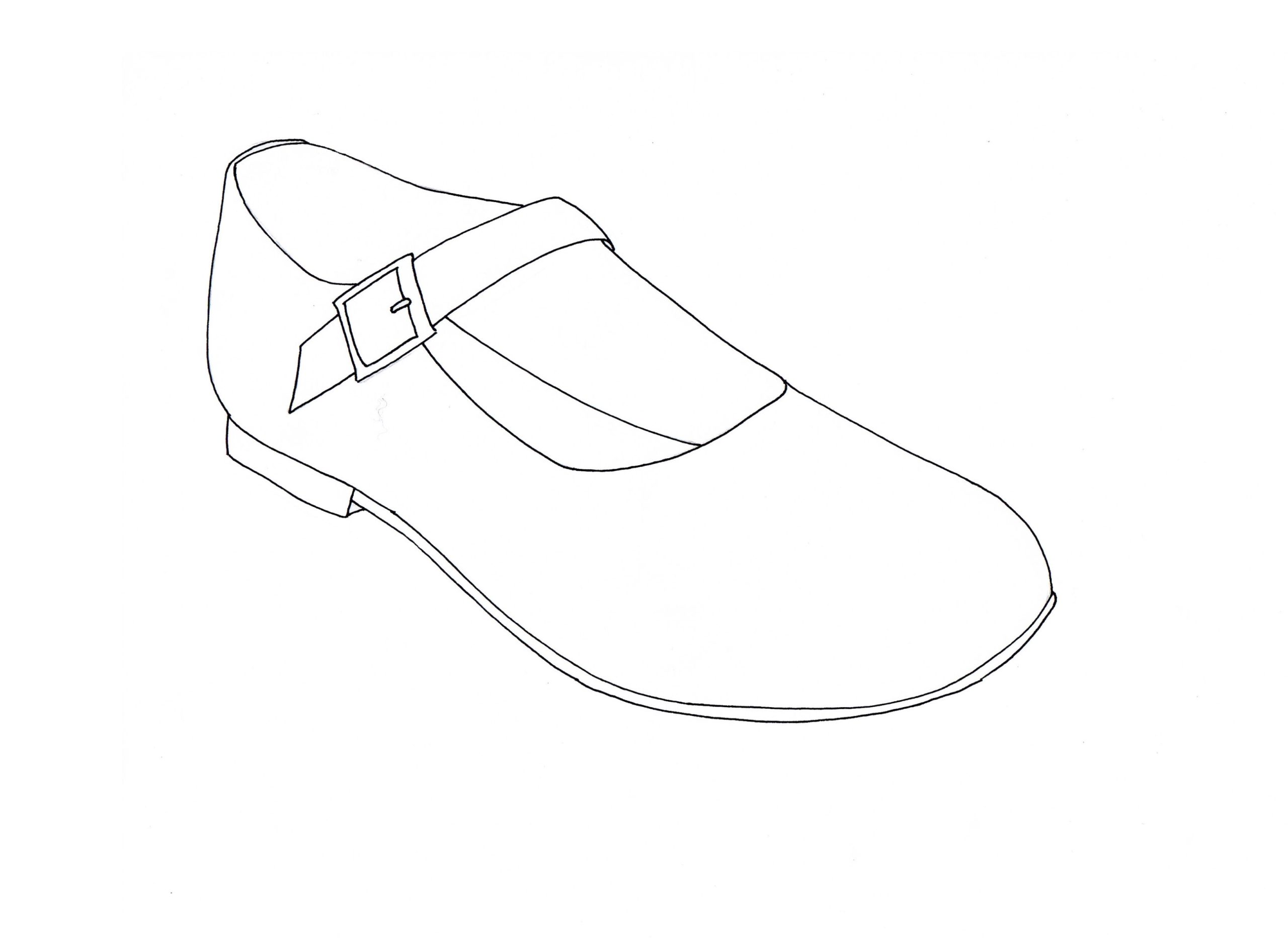 High Heel Drawing Template At Getdrawings | Free Download For High Heel Shoe Template For Card
