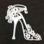 High Heeled Shoes Metal Decorative Scrapbooking Paper Cutting Dies Template Stencils For Photo Regarding High Heel Template For Cards
