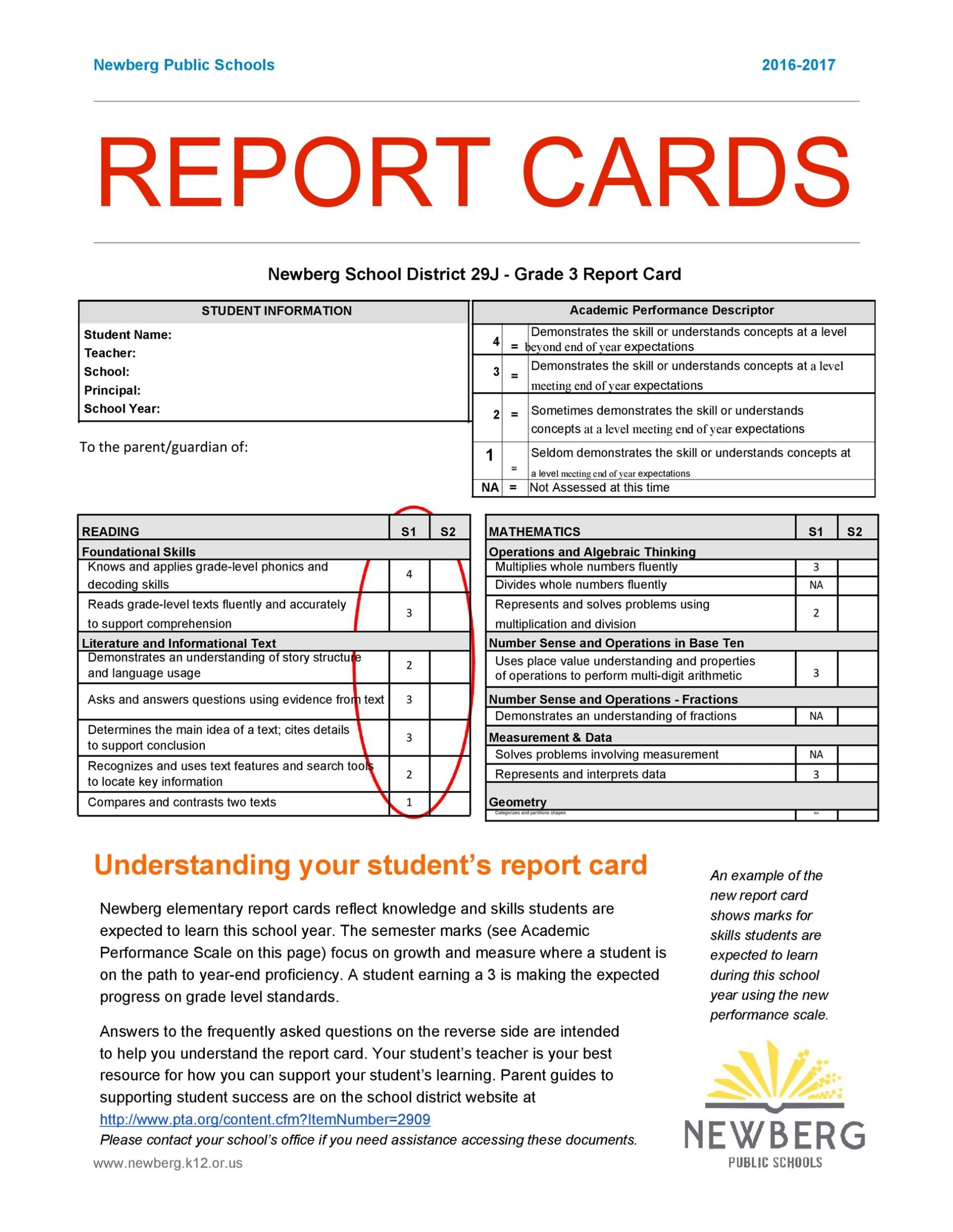 High School Student Report Card Template Regarding College Report Card Template