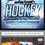 Hockey Flyer Template By Industrykidz | Graphicriver Inside Hockey Flyer Template