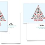 Holiday Art Greeting Card Template Design Within Adobe Illustrator Christmas Card Template