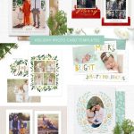 Holiday &amp; Christmas Photo Card Templates For Photographers throughout Free Christmas Card Templates For Photographers
