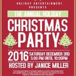 Holiday Party Flyer Template Free Of Red Christmas Party Flyer Template With Free Holiday Party Flyer Templates